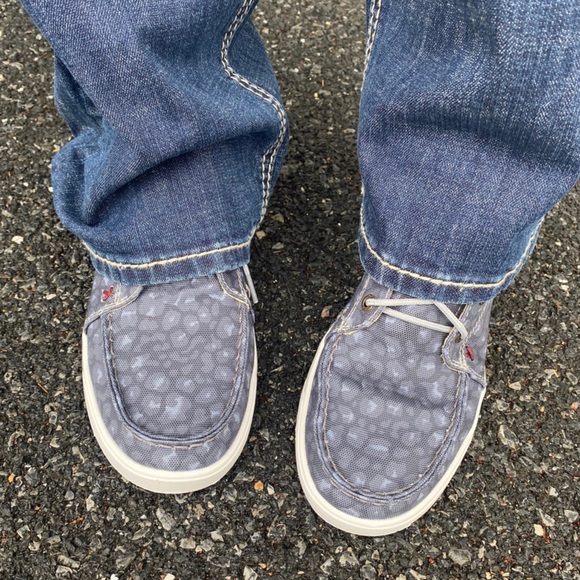 Twisted X Hooey Women's Black Leopard Multi Loper WHYC025 - Picture 2 of 16